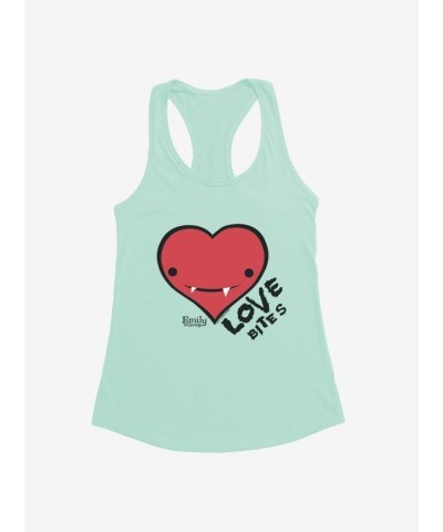 Emily Strange Love Bites Lightweight Cotton Polyester Girls Tank