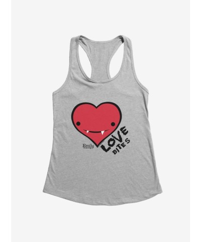 Emily Strange Love Bites Lightweight Cotton Polyester Girls Tank