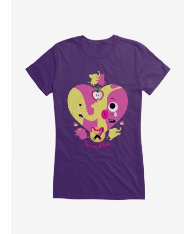 Adventure Time Dream of Love Comfortable Girls T-Shirt