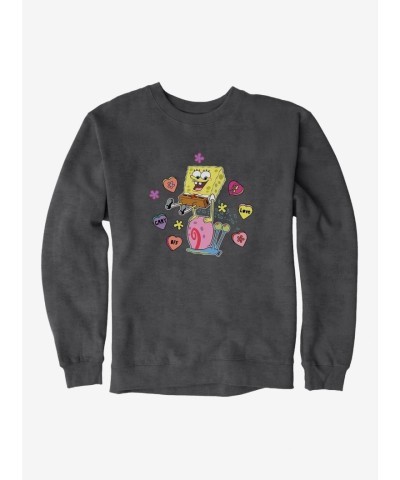 SpongeBob SquarePants Unisex Conversation Heart Sweatshirt