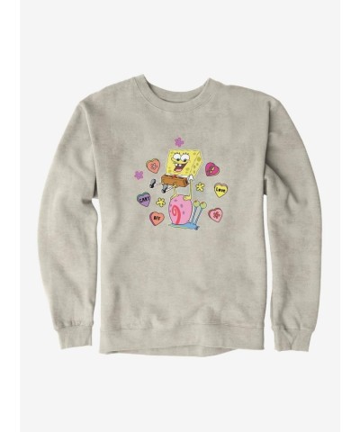 SpongeBob SquarePants Unisex Conversation Heart Sweatshirt