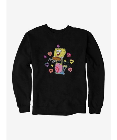 SpongeBob SquarePants Unisex Conversation Heart Sweatshirt