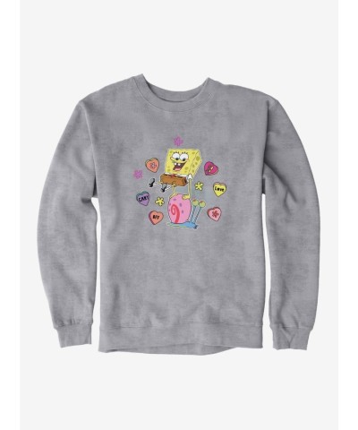 SpongeBob SquarePants Unisex Conversation Heart Sweatshirt