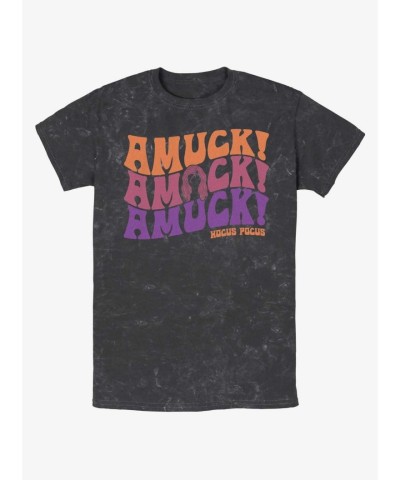 Disney Hocus Pocus Amuck Mineral Wash T-Shirt - Unisex Multi