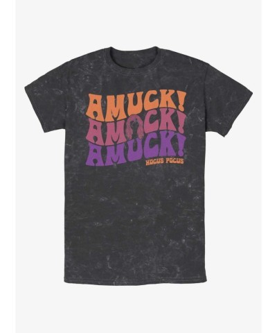 Disney Hocus Pocus Amuck Mineral Wash T-Shirt - Unisex Multi