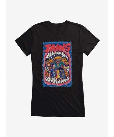 Jaws Comic Art Tee for Girls