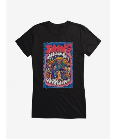 Jaws Comic Art Tee for Girls