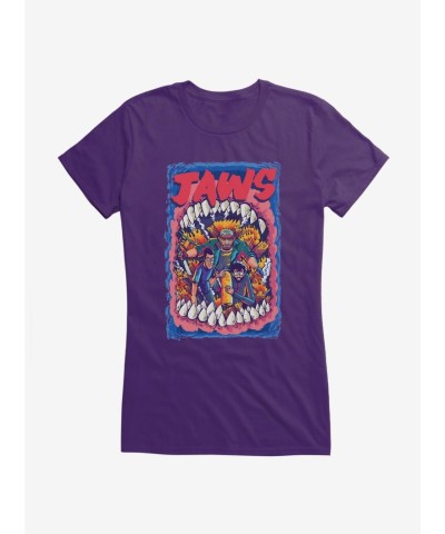 Jaws Comic Art Tee for Girls