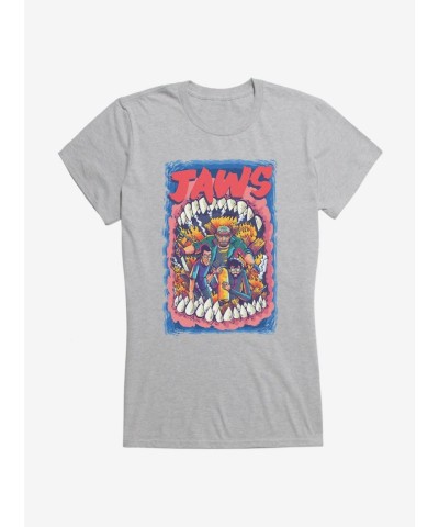 Jaws Comic Art Tee for Girls
