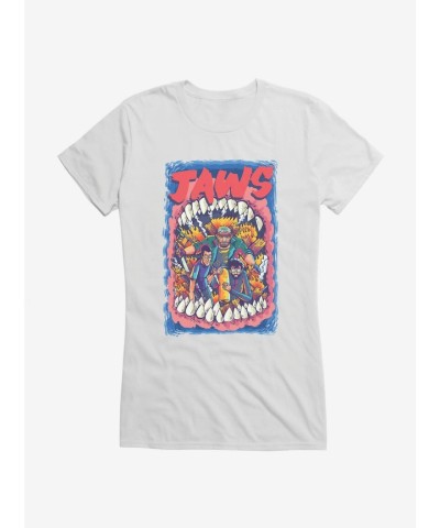 Jaws Comic Art Tee for Girls