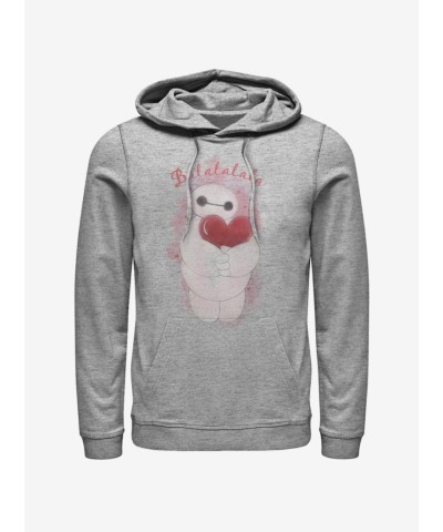 Disney Big Hero 6 V-Day Grey Hoodie for Men