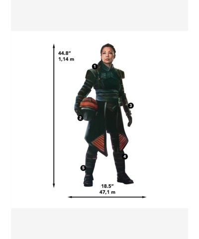 Star Wars Fennec Shand Giant Wall Decals - Peel and Stick - Book of Boba Fett