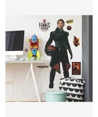Star Wars Fennec Shand Giant Wall Decals - Peel and Stick - Book of Boba Fett