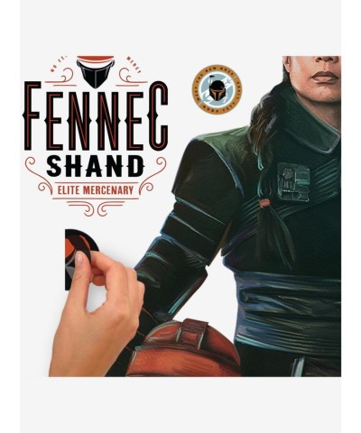 Star Wars Fennec Shand Giant Wall Decals - Peel and Stick - Book of Boba Fett