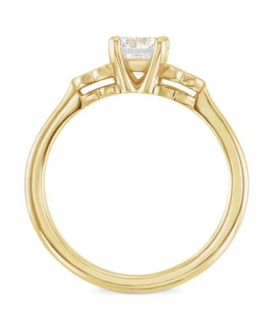 Mickey Mouse Diamond Engagement Ring with Fairy Tale Charm