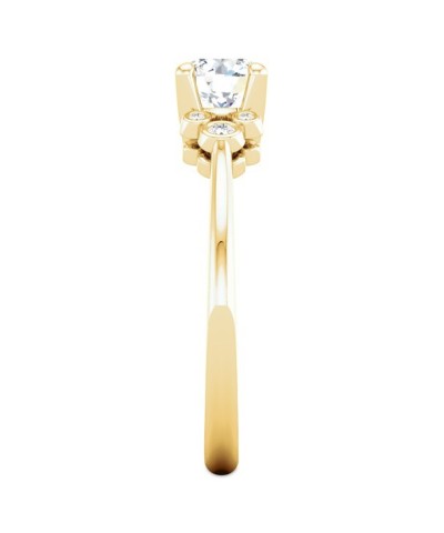 Mickey Mouse Diamond Engagement Ring with Fairy Tale Charm