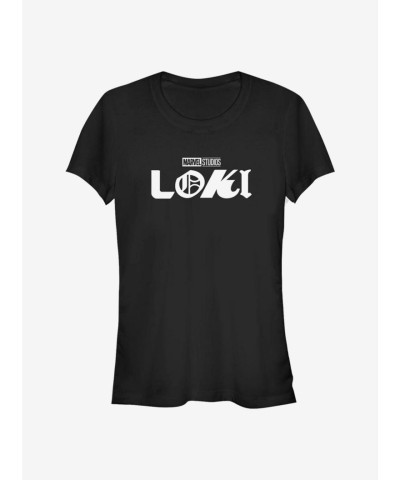 Marvel Girls T-Shirt Featuring Loki Logo