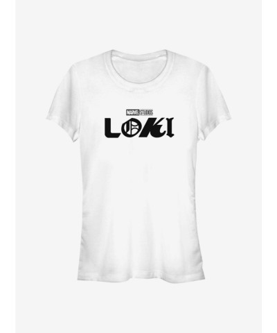 Marvel Girls T-Shirt Featuring Loki Logo
