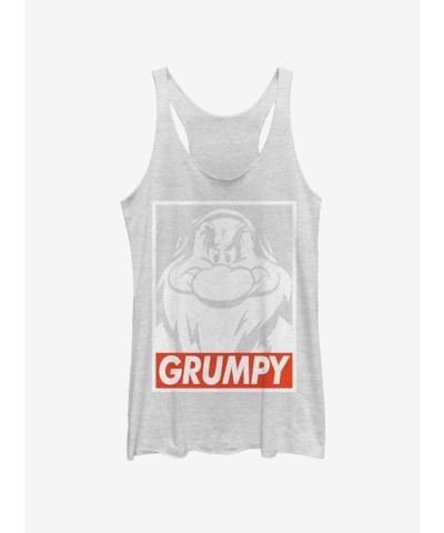 Disney Snow White Grumps Girls Tank Top - White