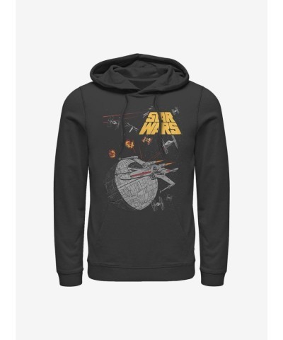 Star Wars X-Wing Force Hoodie for Men - Black