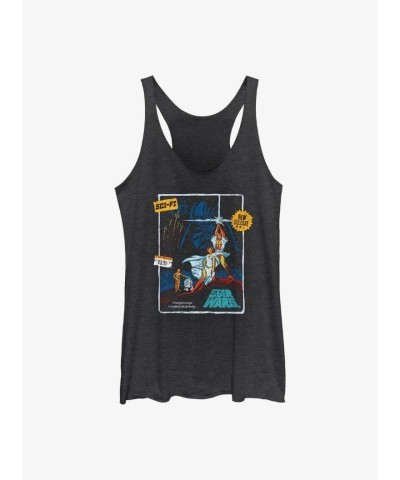 Star Wars Skywalkers VHS Graphic Tank Top for Girls - Black