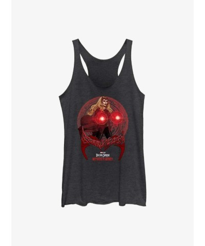 Marvel Girls' Heroic Spell Tank Top - Doctor Strange In The Multiverse of Madness - Black