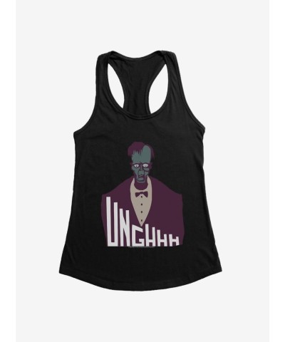 Addams Family Girls Unghhh Tank Top - Black