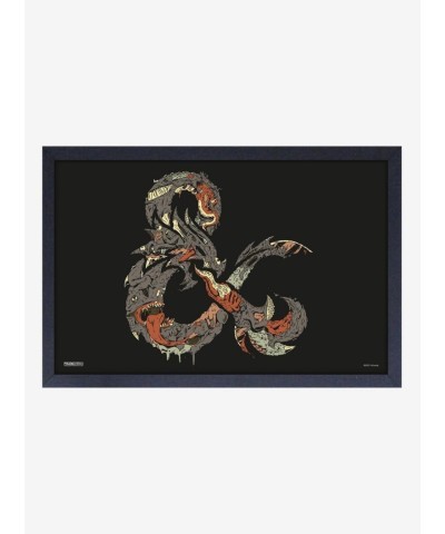 Decayed Dungeons & Dragons Framed Wood Wall Art