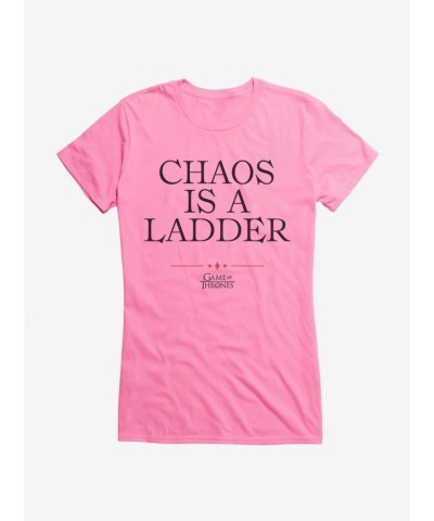Game Of Thrones Chaos Is A Ladder Quote Lightweight T-Shirt for Girls