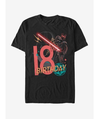 Star Wars Darth Vader Birthday T-Shirt - Men's Black