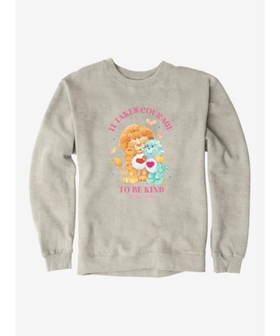 Care Bear Cousins Brave Heart Lion & Gentle Heart Lamb Unisex Kindness Sweatshirt - White