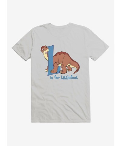 The Land Before Time Alphabet T-Shirt for Men - Lightweight Littlefoot Design