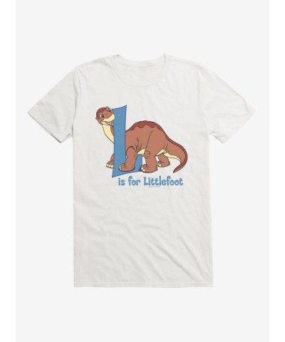 The Land Before Time Alphabet T-Shirt for Men - Lightweight Littlefoot Design