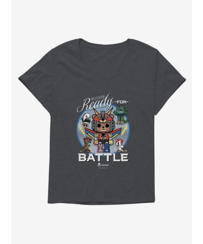 Tokidoki Ready for Battle Plus Size Girls Scoop Neck T-Shirt