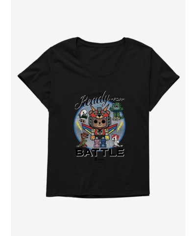 Tokidoki Ready for Battle Plus Size Girls Scoop Neck T-Shirt