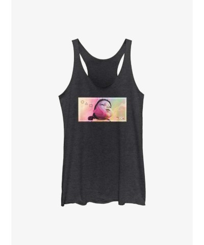 Squid Game Trendy Young-Hee Doll Tank Top for Girls - Black