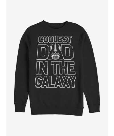Galaxy Dad Star Wars Crewneck Sweatshirt - Black Men's