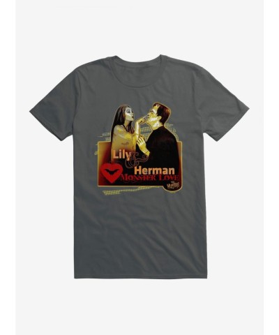 Munsters Lily & Herman Monster Love Unisex T-Shirt