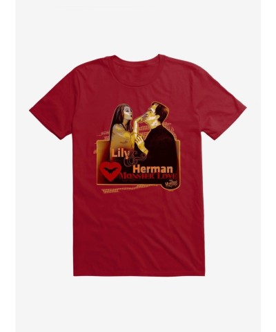 Munsters Lily & Herman Monster Love Unisex T-Shirt