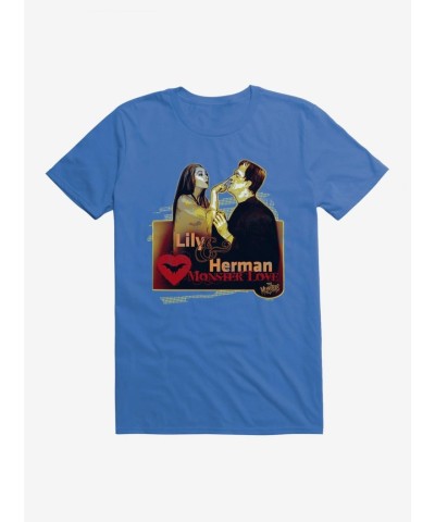 Munsters Lily & Herman Monster Love Unisex T-Shirt