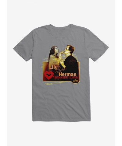 Munsters Lily & Herman Monster Love Unisex T-Shirt