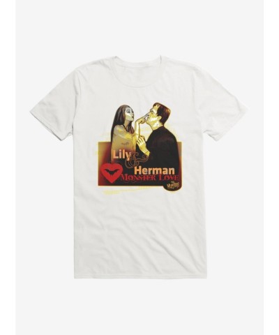Munsters Lily & Herman Monster Love Unisex T-Shirt