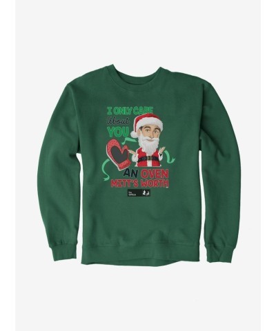 Office Oven Mitt Inspired Comfortable Unisex Fleece Sweatshirt