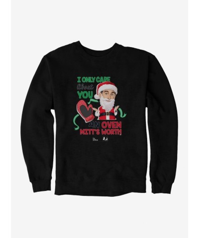 Office Oven Mitt Inspired Comfortable Unisex Fleece Sweatshirt