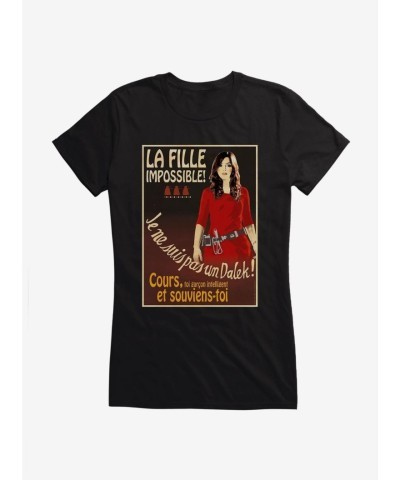 Doctor Who La Fille Impossible Junior Girl's Cotton T-Shirt