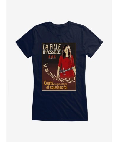 Doctor Who La Fille Impossible Junior Girl's Cotton T-Shirt
