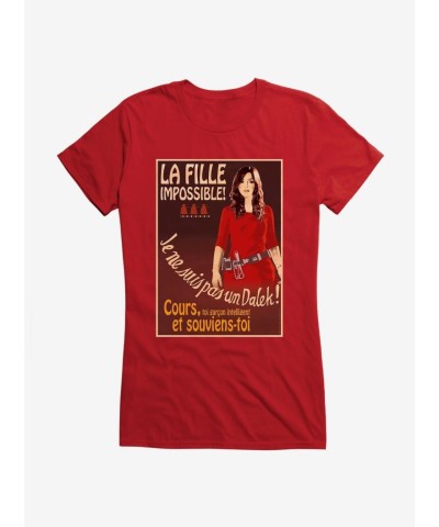 Doctor Who La Fille Impossible Junior Girl's Cotton T-Shirt