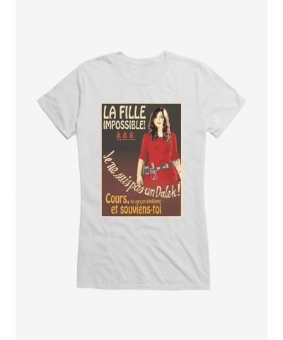 Doctor Who La Fille Impossible Junior Girl's Cotton T-Shirt