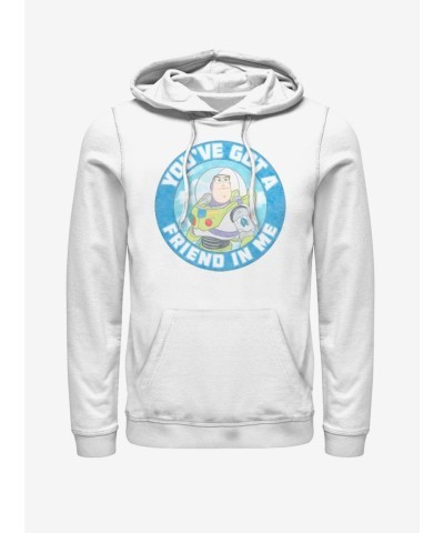 Disney Pixar Toy Story Buzz Lightyear Hoodie - Men's White