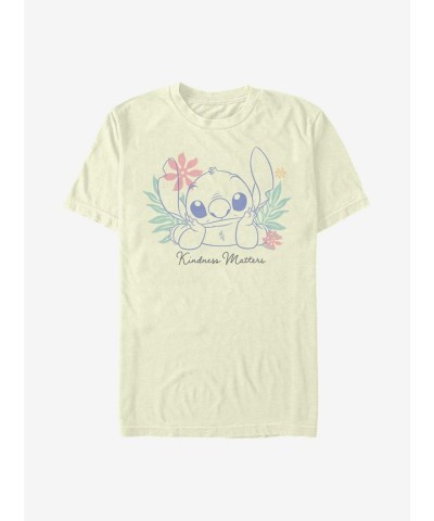 Disney Lilo & Stitch Kindness Matters T-Shirt - Beige for Men